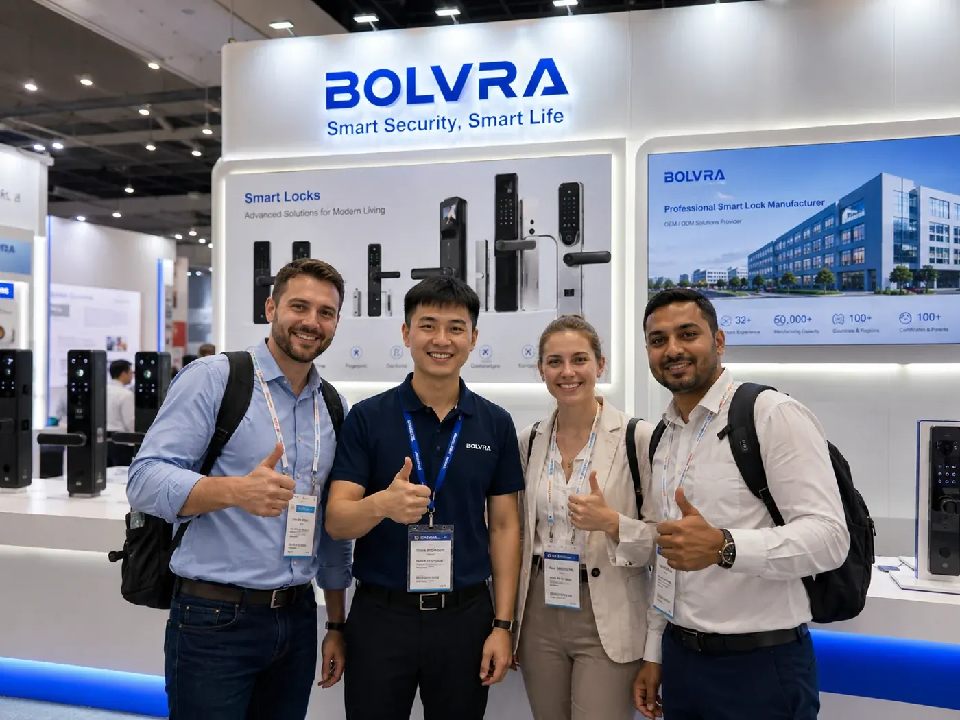 BOLVRA exhibition group photo