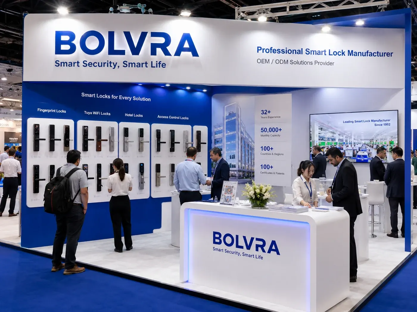 BOLVRA exhibition booth