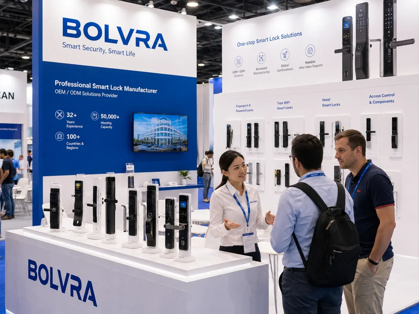 BOLVRA exhibition customer visit
