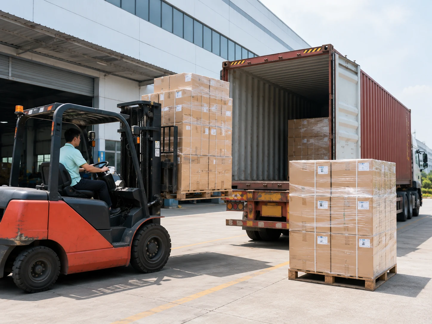 Loading and shipping