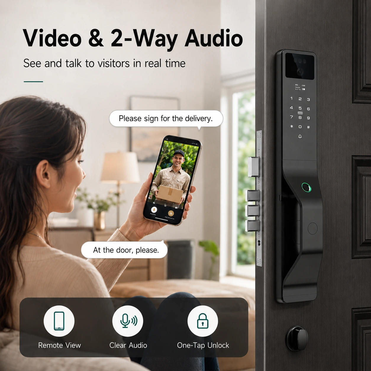 BVR-6100 video intercom and two-way audio